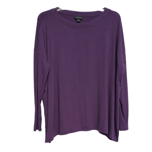 J. Jill Wearever Collection Purple Long-sleeve Shirt, Size Small - Picture 1 of 9